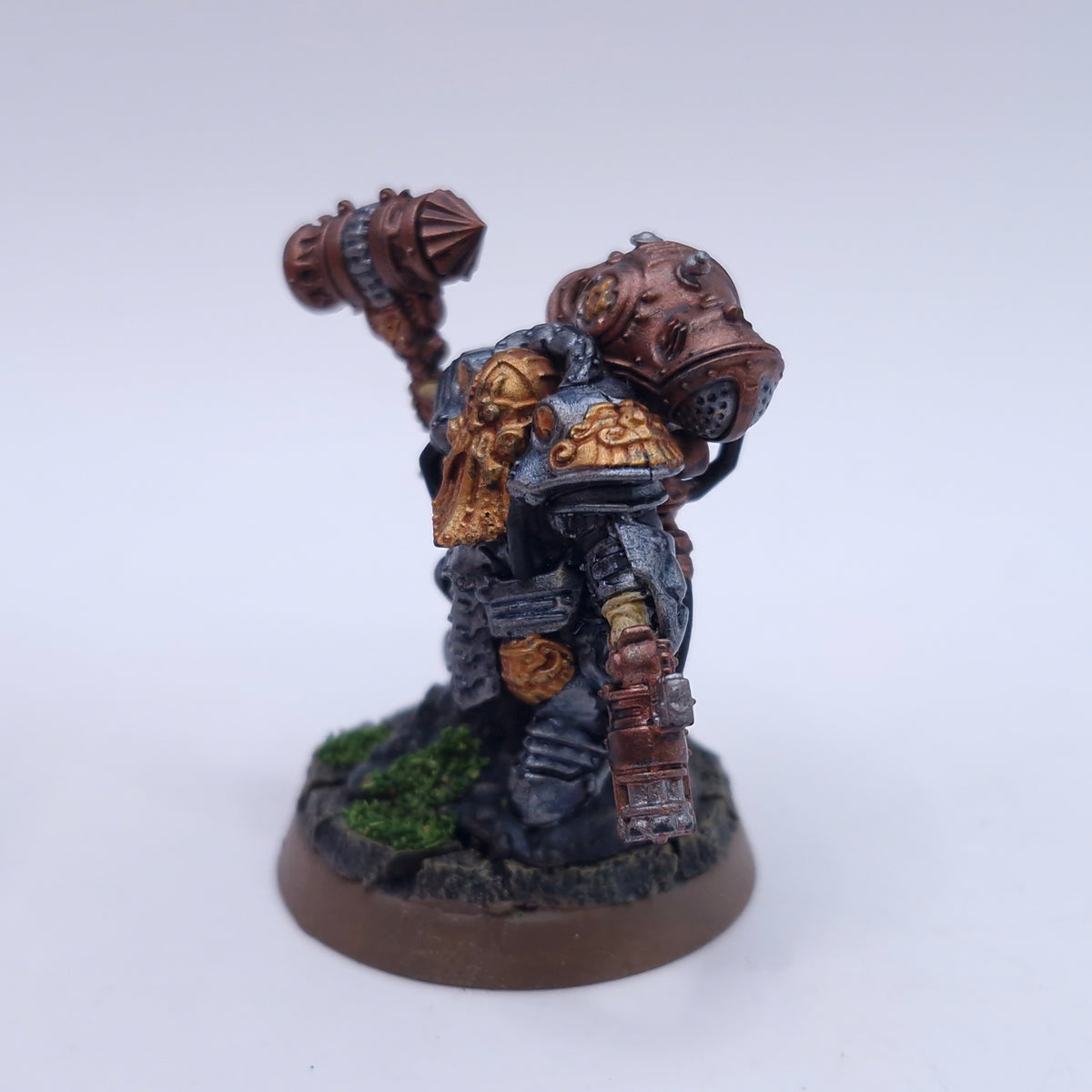 Warhammer AoS: Kharadon Overlords Arkanaut Admiral Painted BSB17