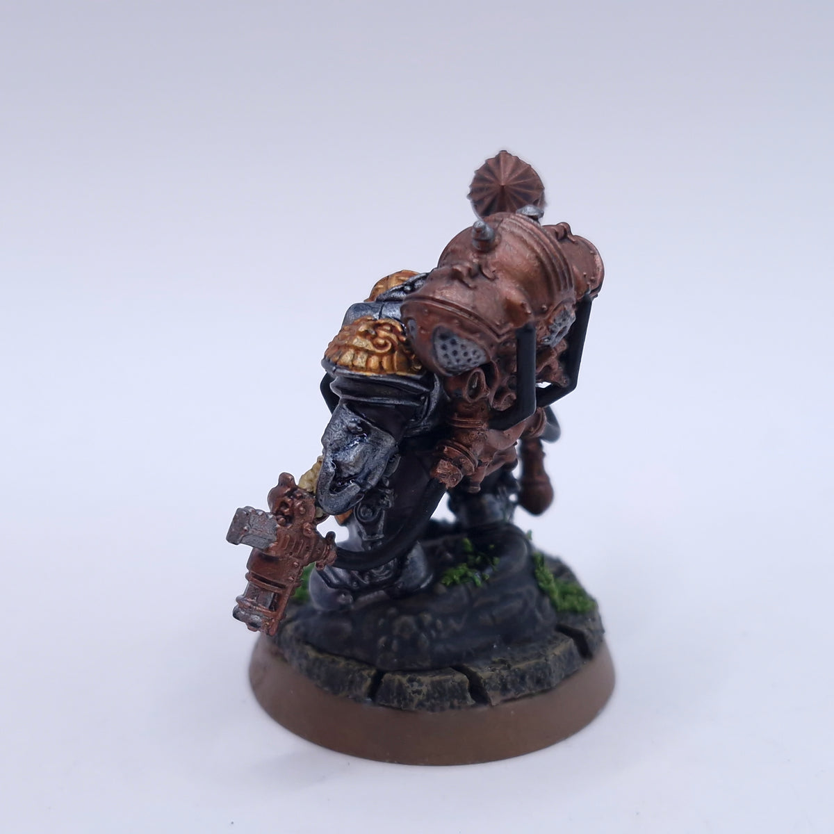 Warhammer AoS: Kharadon Overlords Arkanaut Admiral Painted BSB17