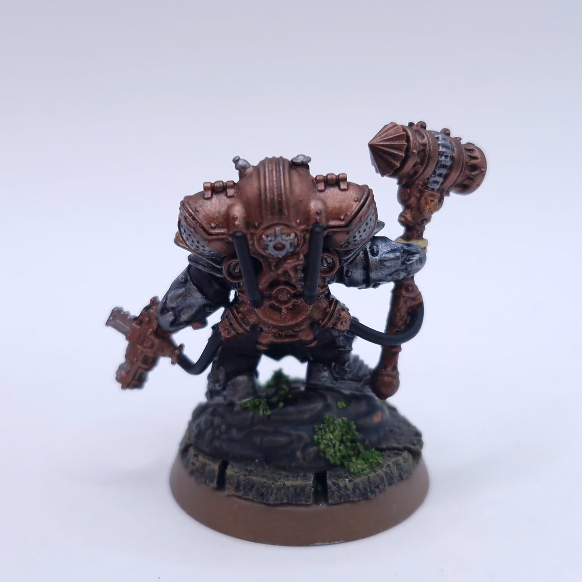 Warhammer AoS: Kharadon Overlords Arkanaut Admiral Painted BSB17