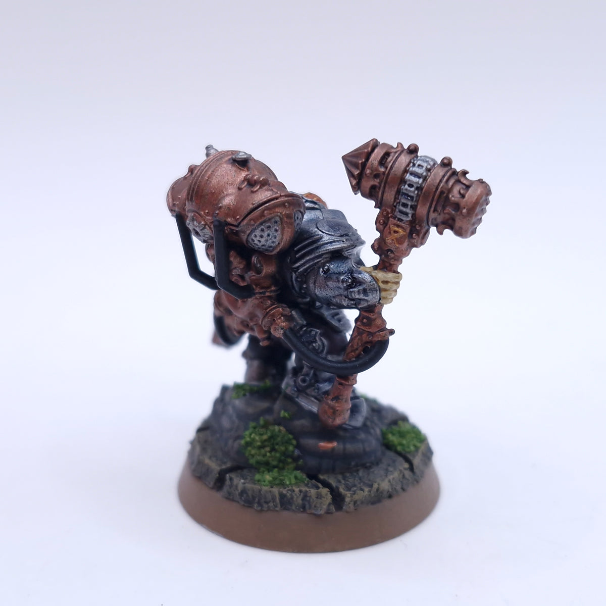 Warhammer AoS: Kharadon Overlords Arkanaut Admiral Painted BSB17