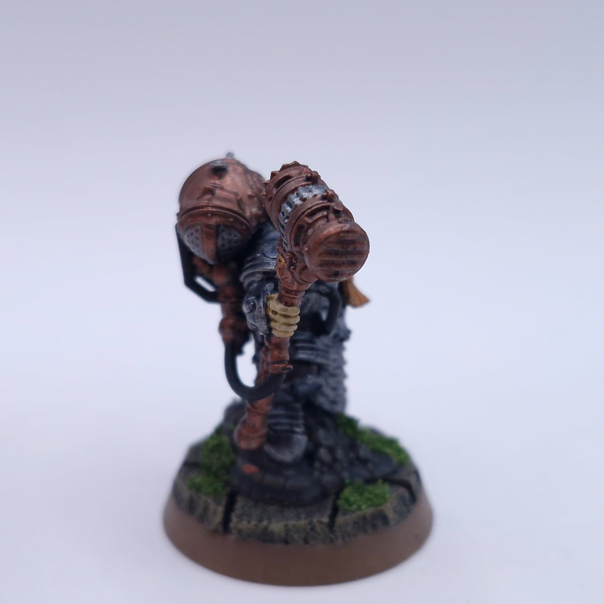 Warhammer AoS: Kharadon Overlords Arkanaut Admiral Painted BSB17