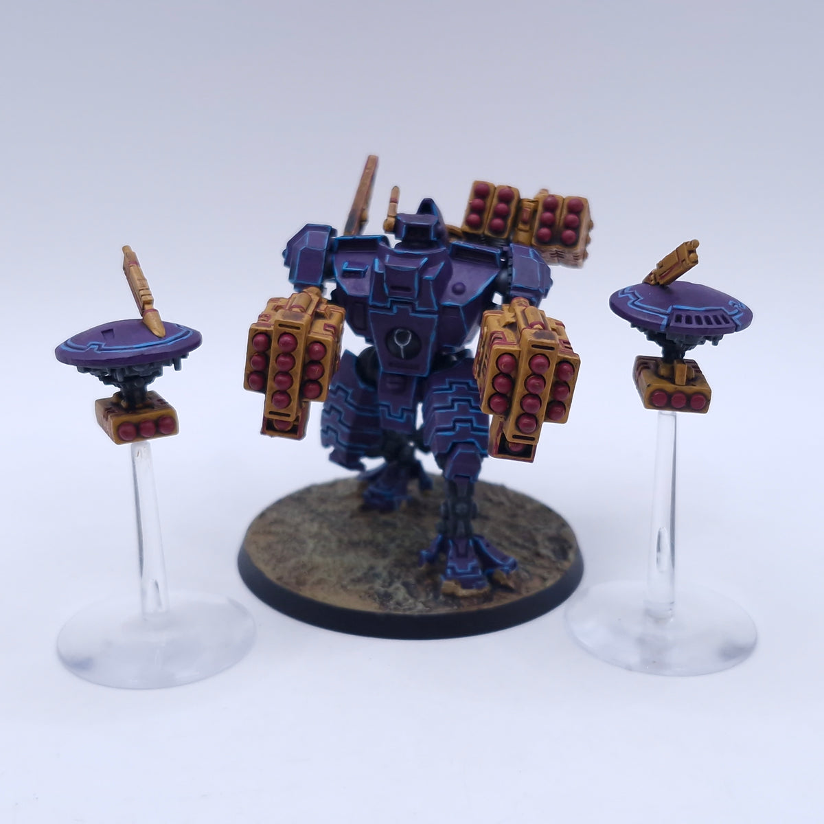 Warhammer 40k: T'au Broadside Battlesuit Painted BTB45