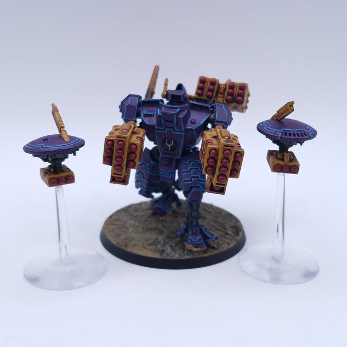 Warhammer 40k: T'au Broadside Battlesuit Painted BTB45