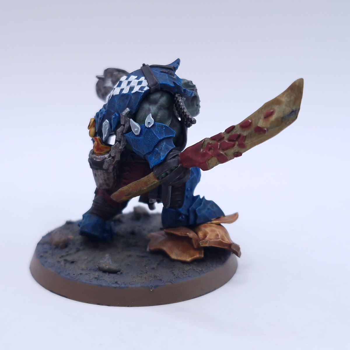 Warhammer AoS: Orruk Warclans Zoggrok Anvilsmasha Painted BTA13