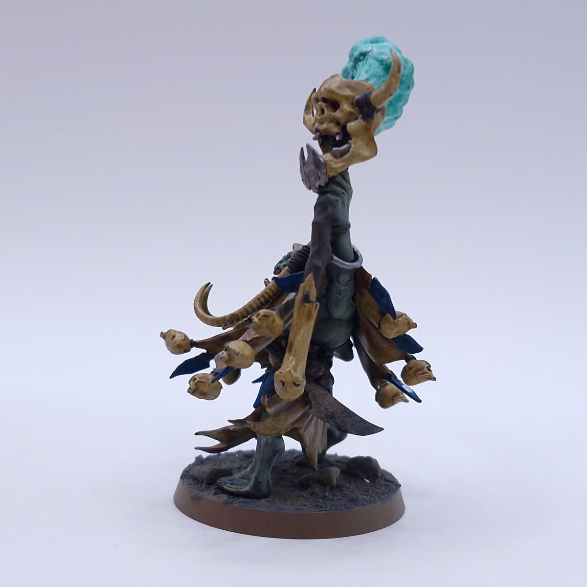 Warhammer AoS: Orruk Warclans Warchanter with Weirdnob Shaman Painted BC003
