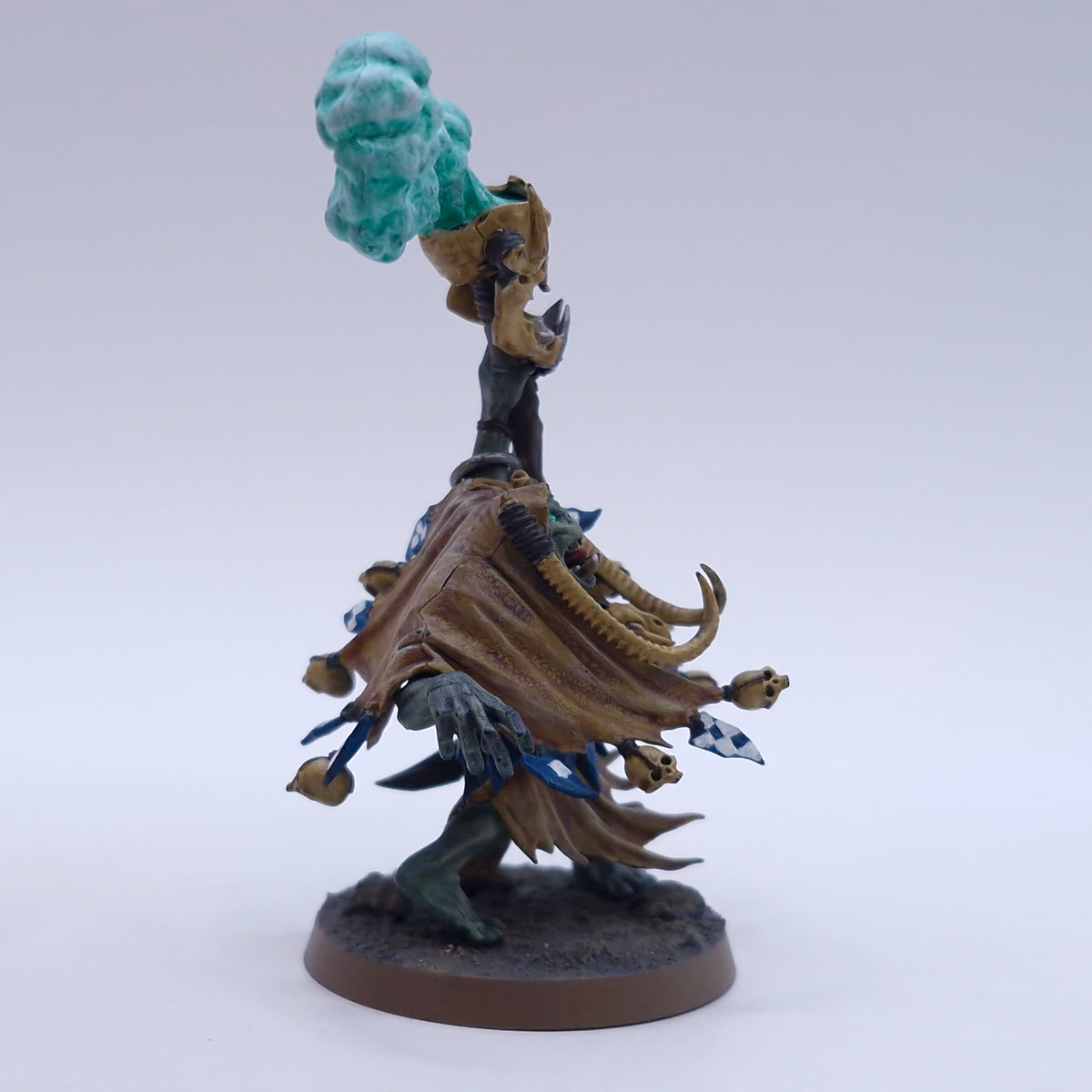 Warhammer AoS: Orruk Warclans Warchanter with Weirdnob Shaman Painted BC003