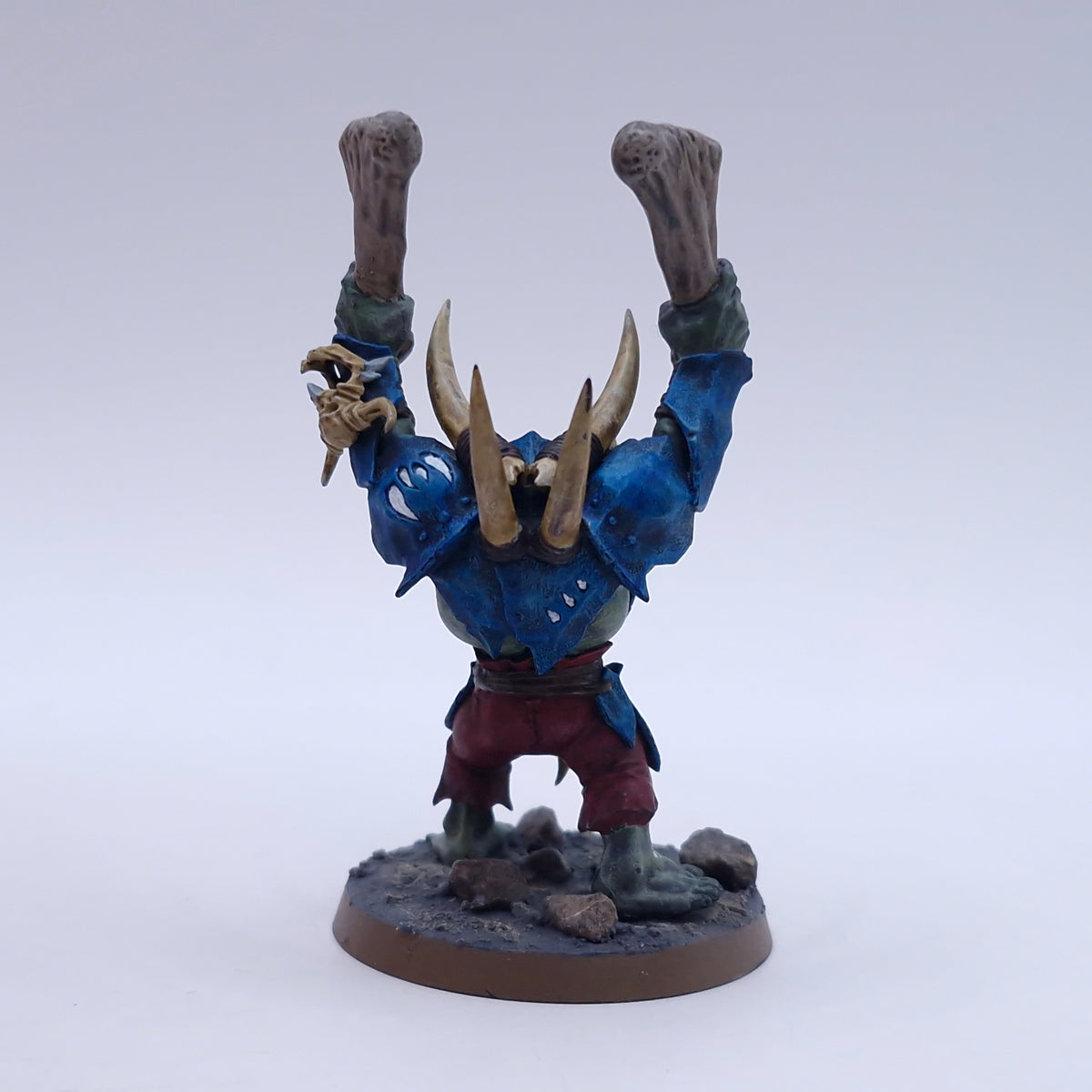 Warhammer AoS: Orruk Warclans Warchanter with Weirdnob Shaman Painted BC003