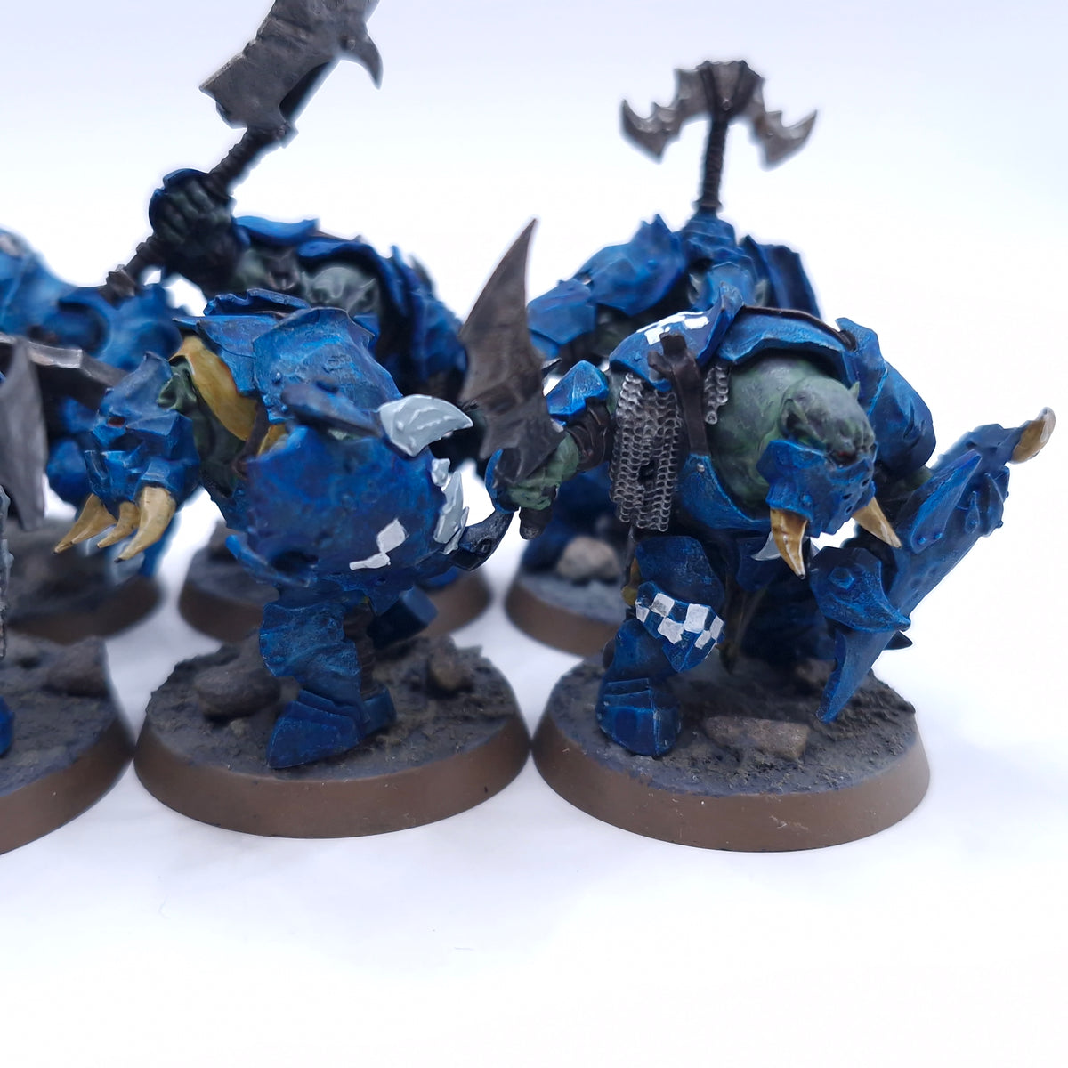 Warhammer AoS: Orruk Warclans Ardboyz Painted BH186