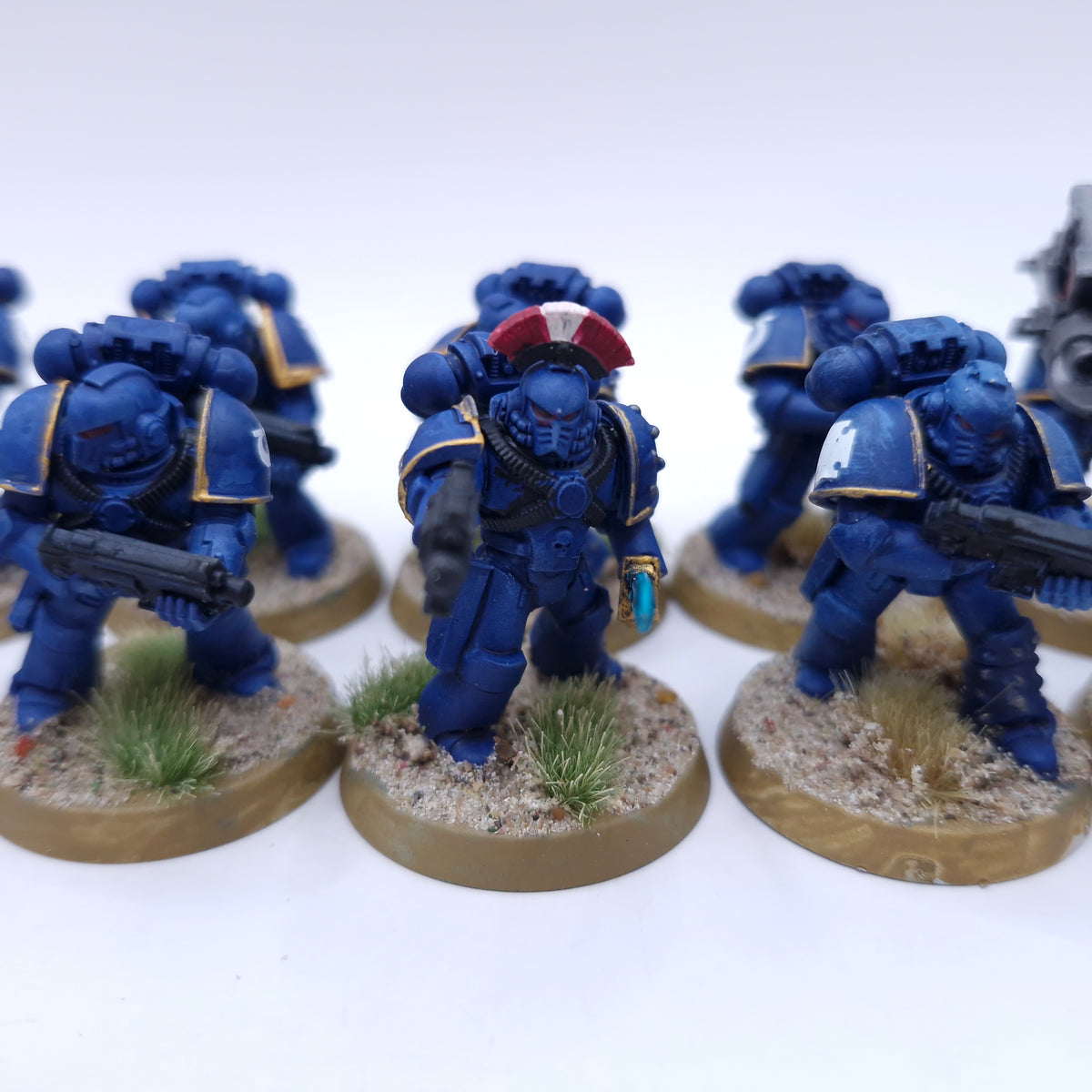 Warhammer 40k: Space Marines Mkiv Tactical Squad Painted BI085