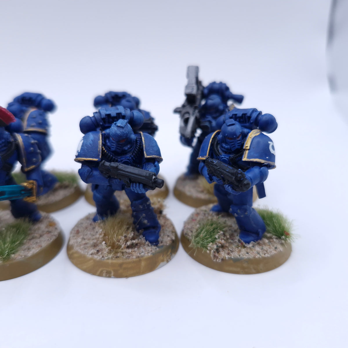 Warhammer 40k: Space Marines Mkiv Tactical Squad Painted BI085