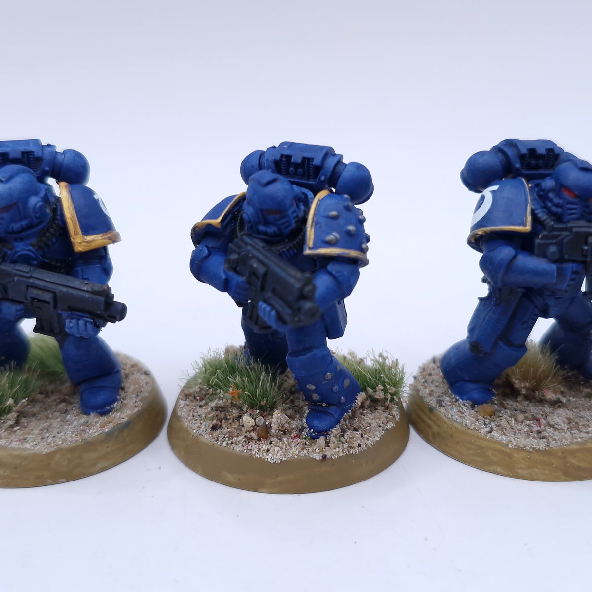 Warhammer 40k: Space Marines Mkiv Tactical Squad Painted BI085
