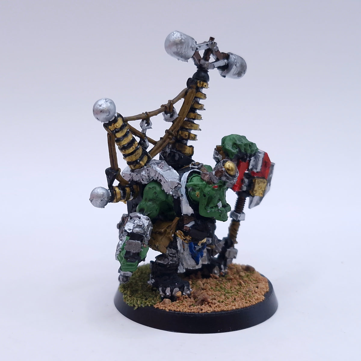 Warhammer 40k: Orks Big Mek with Custom Force Field Painted AI277