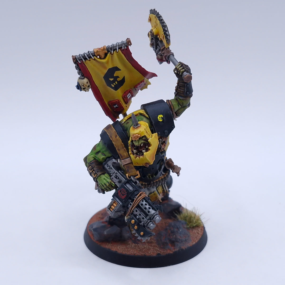Warhammer 40k: Orks Bad Moons Warboss Painted Armageddon BA063