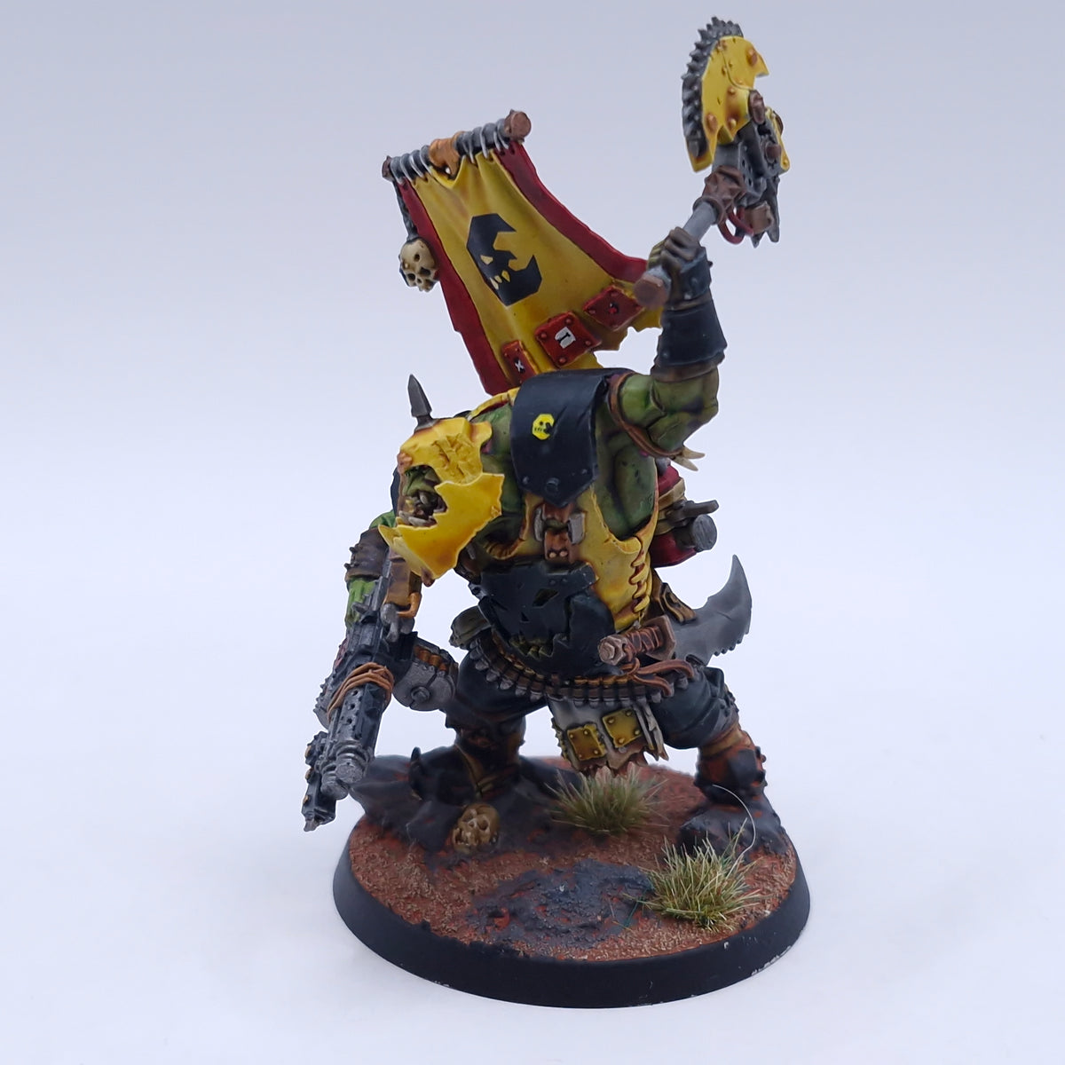 Warhammer 40k: Orks Bad Moons Warboss Painted Armageddon BA063