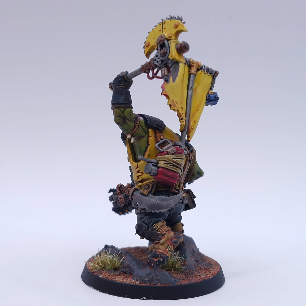 Warhammer 40k: Orks Bad Moons Warboss Painted Armageddon BA063