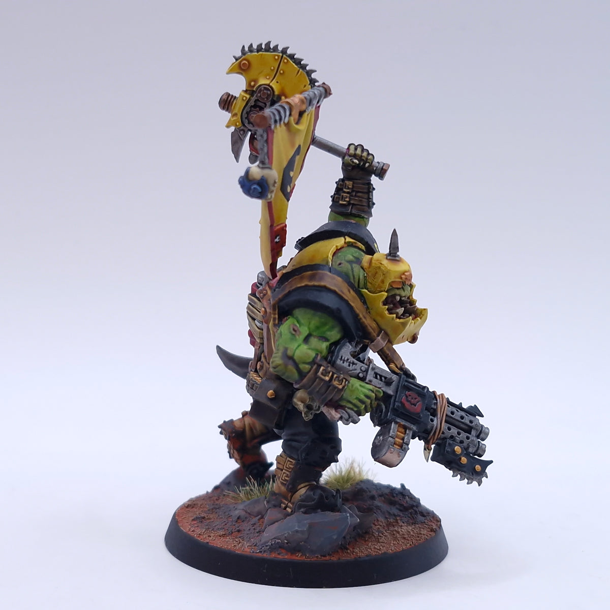 Warhammer 40k: Orks Bad Moons Warboss Painted Armageddon BA063