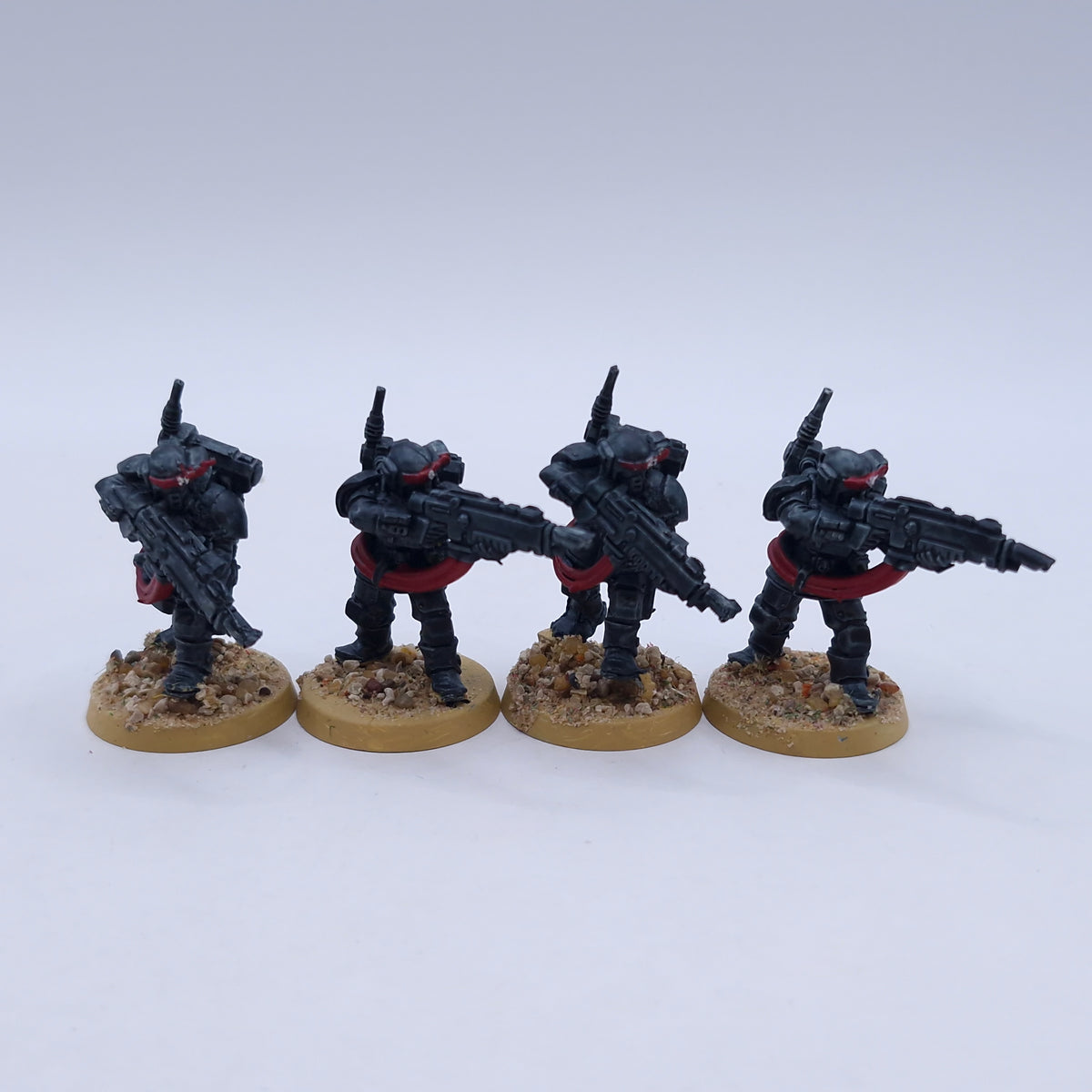 Warhammer 40k: Astra Militarum Kasrkin Stormtroopers oop Painted AQ099