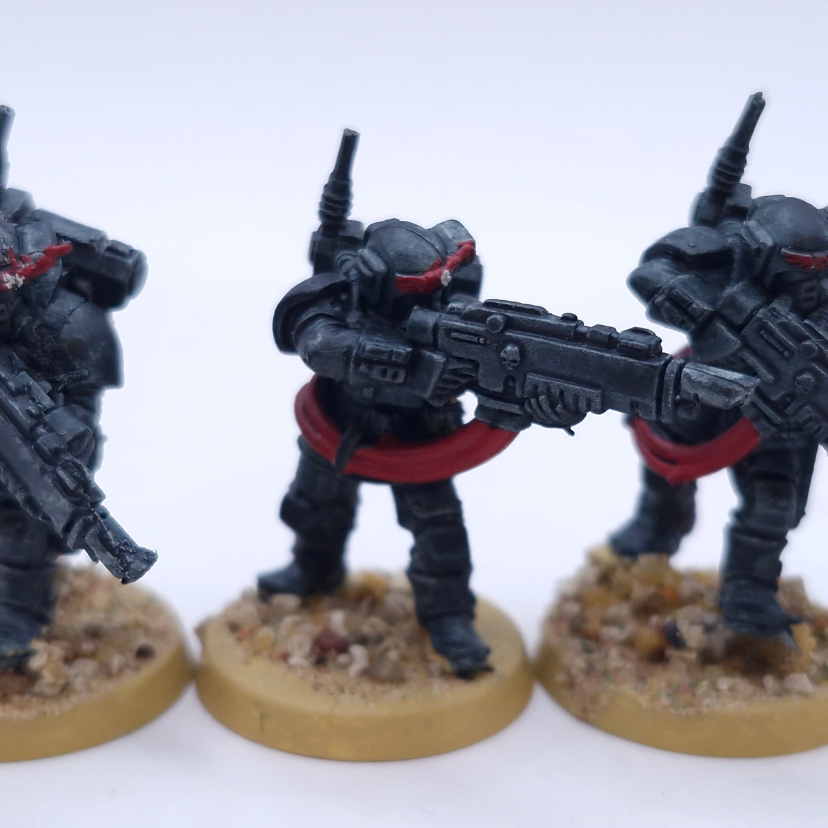 Warhammer 40k: Astra Militarum Kasrkin Stormtroopers oop Painted AQ099