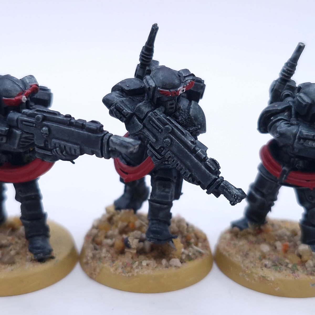 Warhammer 40k: Astra Militarum Kasrkin Stormtroopers oop Painted AQ099