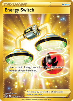 Energy Switch - 212/195 - Rare Secret - Silver Tempest