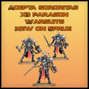 Warhammer 40k: Adepta Sororitas x3 Paragon Warsuits New on Sprue (No bases)
