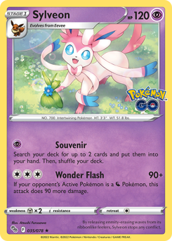 Sylveon - 35/78 - Rare Holo - Pokémon GO