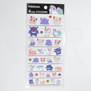 Pokémon Centre Sticker Set Gengar Jigglypuff Ditto Clefairy Sylveon Espeon Art - Japanese Import