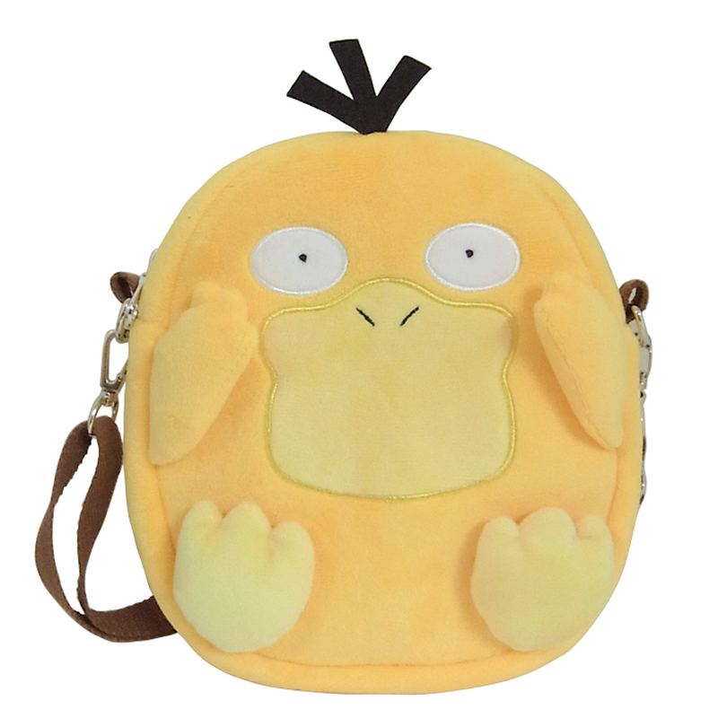 Pokemon Centre Psyduck Plush Backpack Bag Purse - Japanese Import