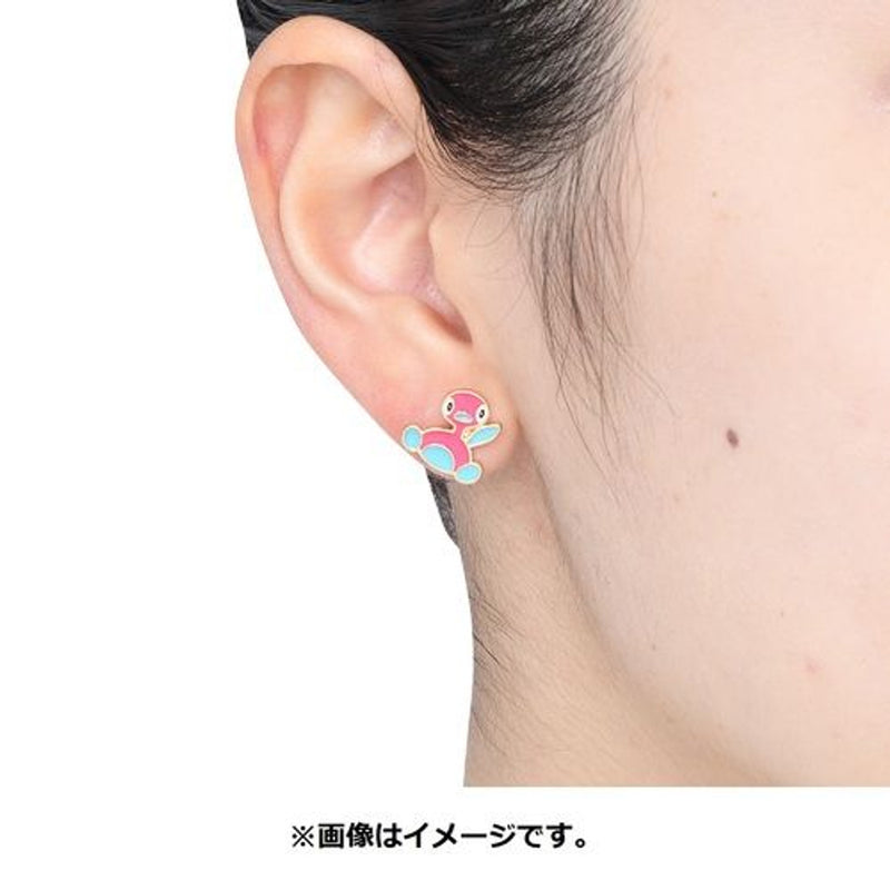 Pokemon Centre Porygon Stud Earring - Japanese Import