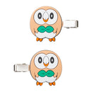 Pokemon Centre Rowlett Character Hair Clip Accessory - Japanese Import
