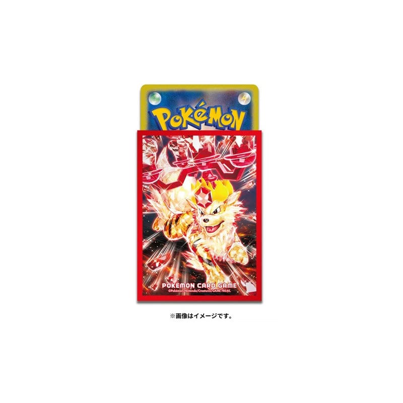 Pokemon Centre Arcanine Terastalize 64 Art Sleeves - Japanese Import