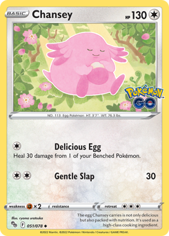 Chansey - 51/78 - Uncommon - Pokémon GO