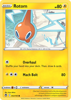 Rotom - 53/195 - Common - Silver Tempest