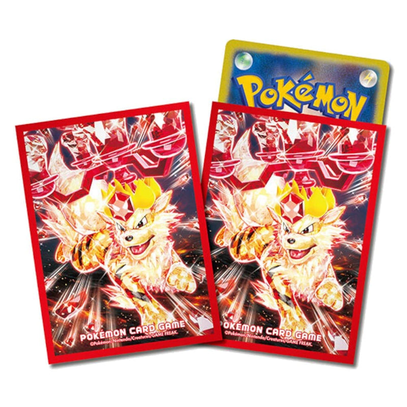 Pokemon Centre Arcanine Terastalize 64 Art Sleeves - Japanese Import