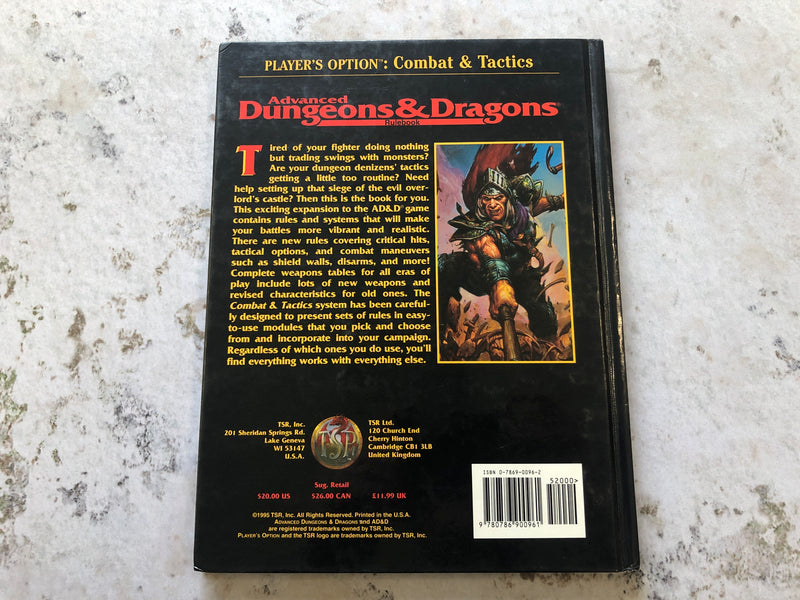 Advanced Dungeons & Dragons - Player's Option Combat & Tactics AS673-0924