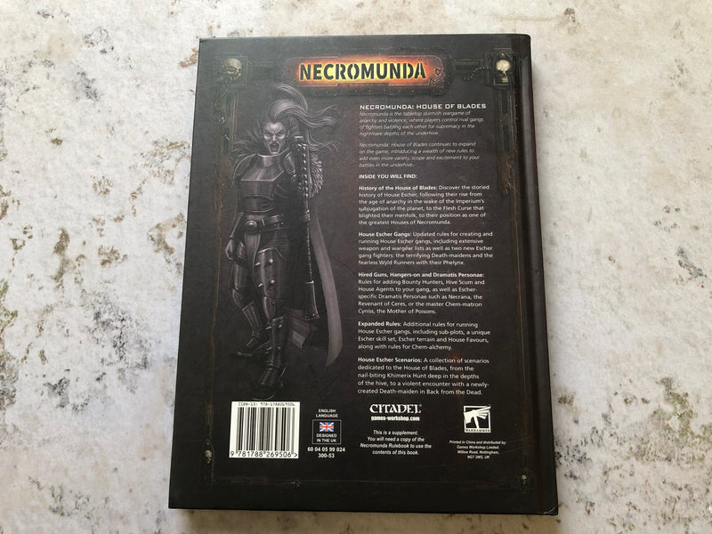 Warhammer Necromunda House of Blades Hardcover AS627-0924