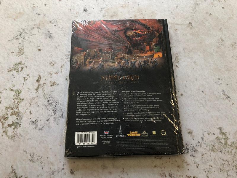 Middle Earth Lord of the Rings Strategy Battle Game Rules Manual AS704-0924