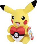 Pokemon 8" Seasonal Plush Pikachu with Heart