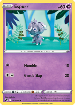 Espurr - 81/195 - Common - Silver Tempest