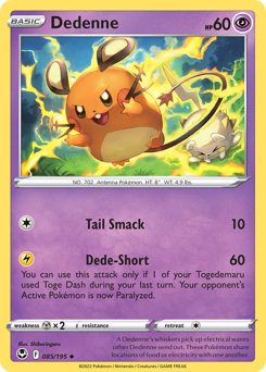 Dedenne - 85/195 - Uncommon - Silver Tempest