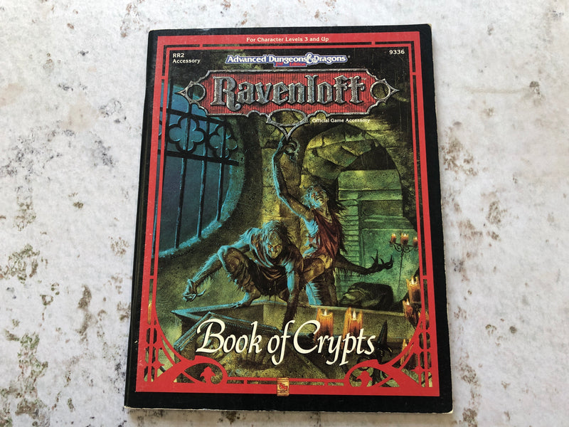 Advanced Dungeons & Dragons - Ravenloft Book of Crypts AS675-0924