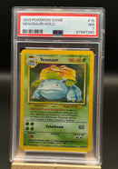 Venusaur Holo Base Set 1999 PSA 7 Pokemon EBLV0001