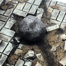 Resin Base - Broken City Oval - 120x92mm (1)