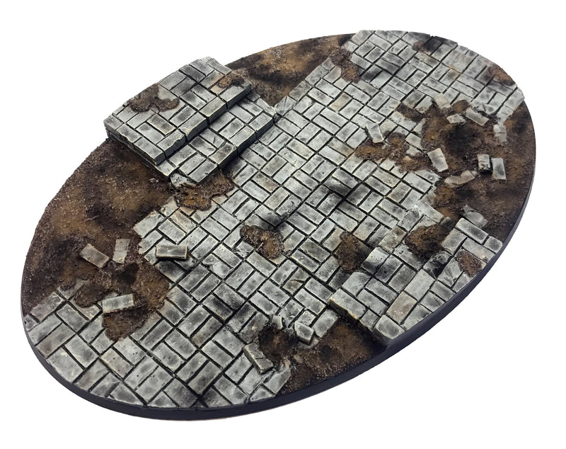 Resin Base - Broken City Oval - 170x105mm (1)