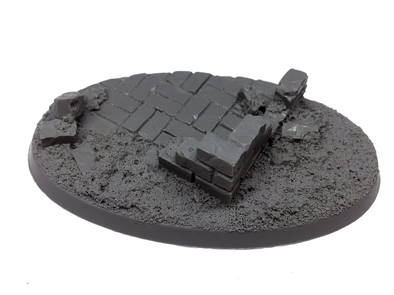 Resin Base - Broken City Oval - 75x42mm Hero (1)