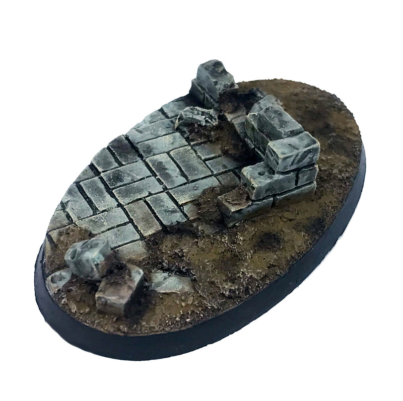 Resin Base - Broken City Oval - 75x42mm Hero (1)