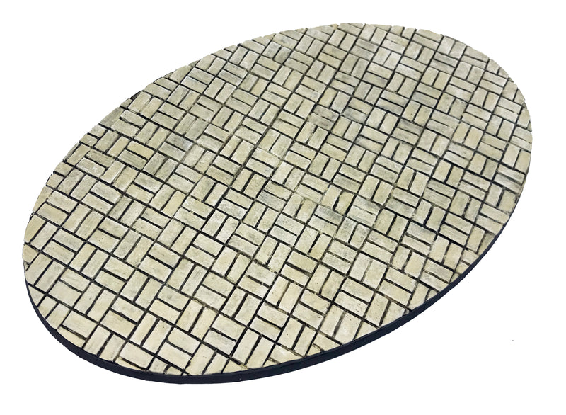 Resin Base - Cobblestone Flat Oval - 170x105mm (1)