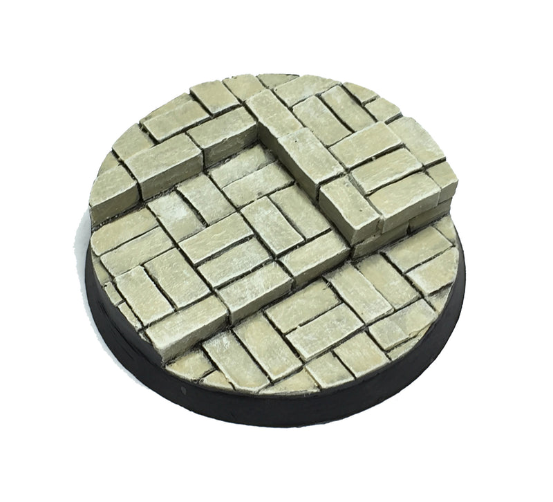 Resin Base - Cobblestone Courtyard Round - 50mm (4)