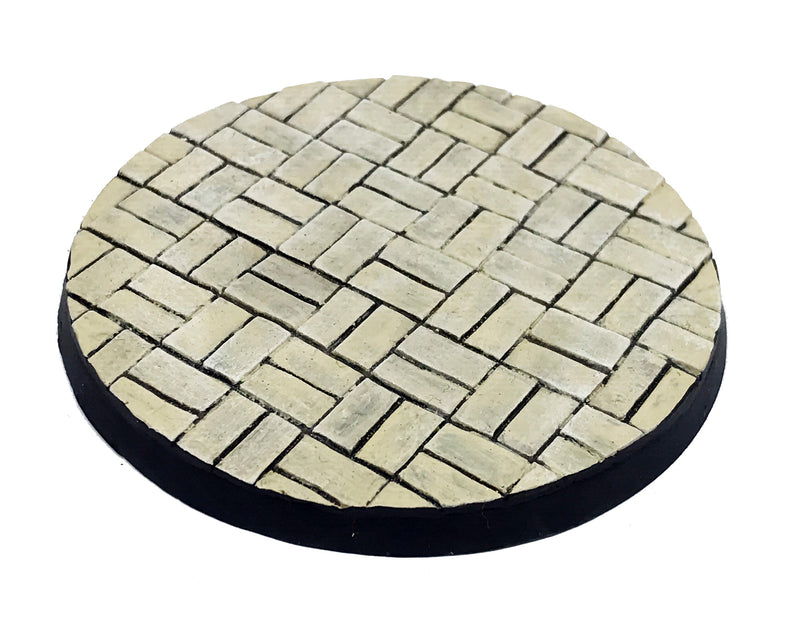 Resin Base - Cobblestone Courtyard Round - 60mm (1A)