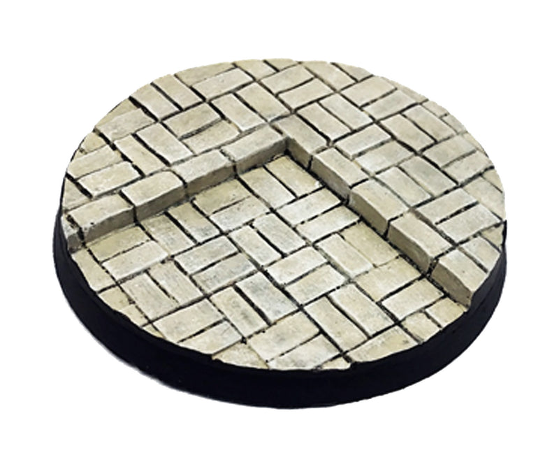 Resin Base - Cobblestone Courtyard Round - 60mm (1B)